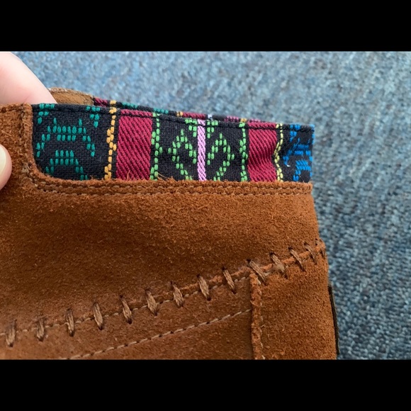 TOMS Suede Aztec Ankle Booties - Picture 7 of 9